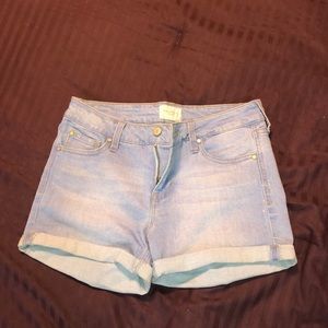 Celebrity Pink light jean shorts